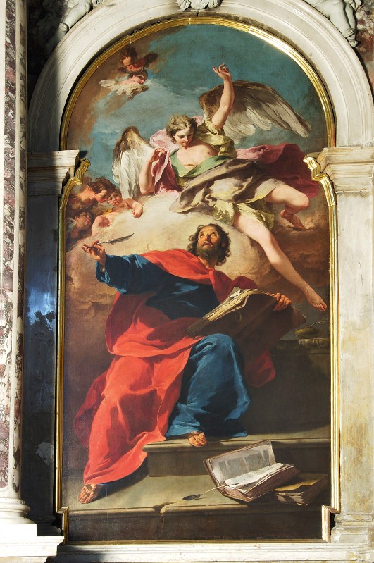 Pittoni G. B. (1726 circa), S. Matteo e l'angelo