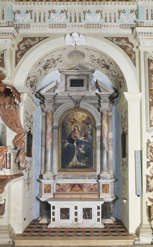 Maestranze veronesi prima metà sec. XVII, Altare laterale del Rosario