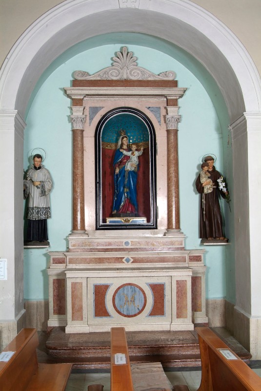 Maestranze trentine (1887), Altare laterale della Madonna