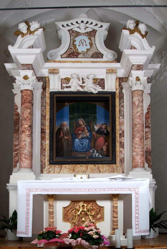 Maestranze trentine prima metà sec. XIX, Altare della Madonna