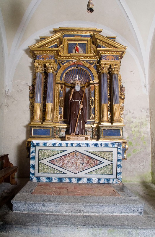 Bott. trentina (1648?), Altare di S. Antonio abate