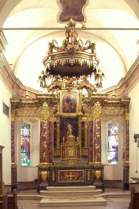 Bottega trentina (1845), Altare maggiore