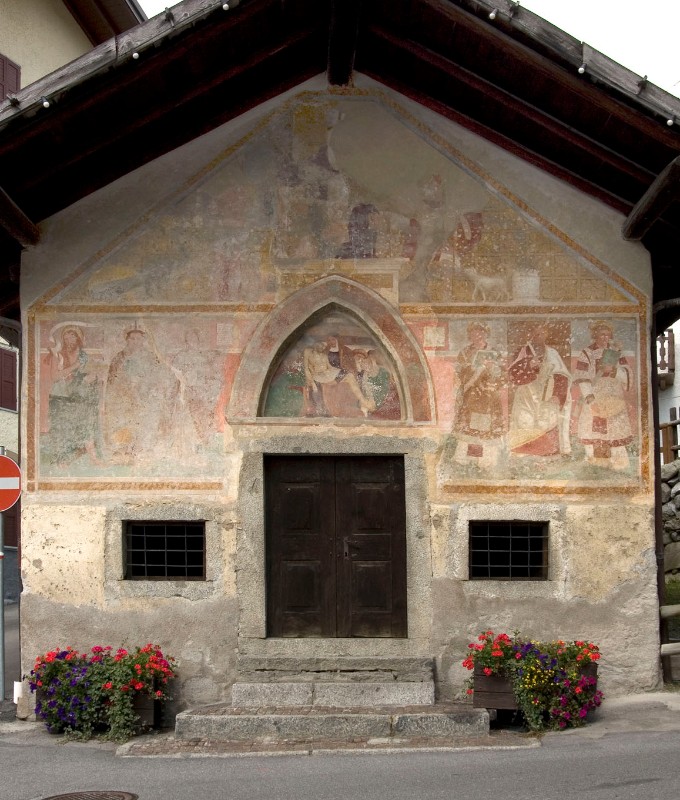 Baschenis S. (1540), Dipinti della facciata