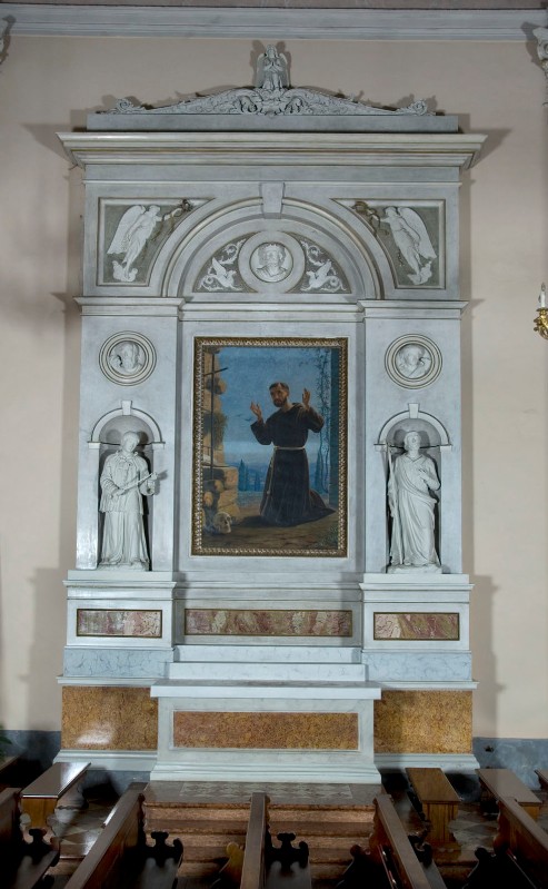 Peduzzi R. (1863), Altare laterale di S. Francesco d'Assisi