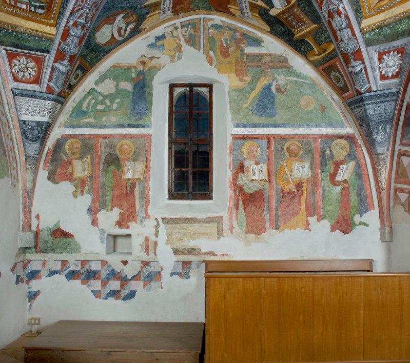 Baschenis C. (1496), Dipinti della parete destra del presbiterio