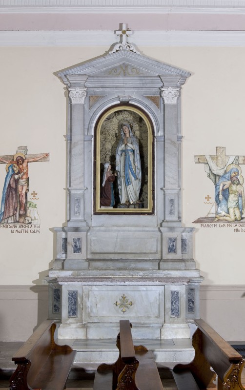 Maestranze trentine (1852 circa), Altare della Madonna di Lourdes