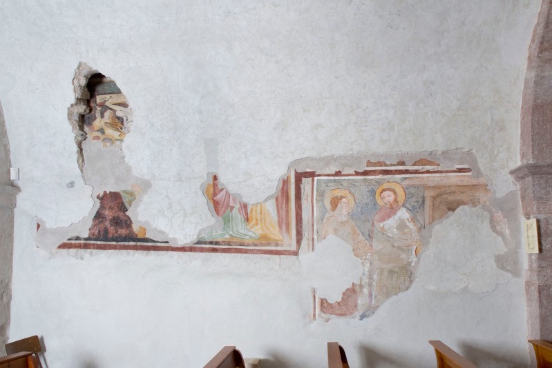 Ambito trentino secc. XIV-XV, Dipinti murali della parete nord