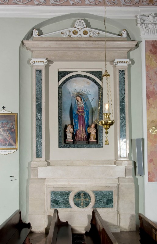 Maestranze trentine (1847), Altare dell'Addolorata