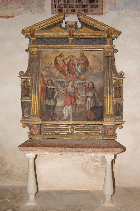 Bottega trentina (1607), Altare