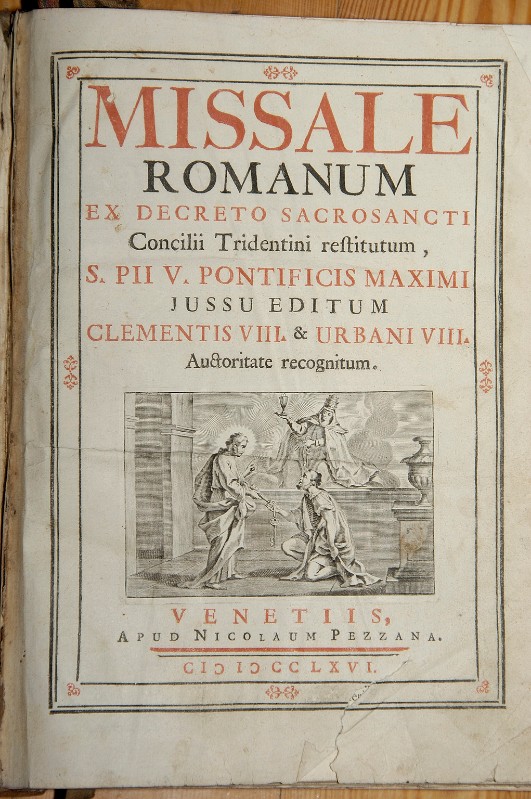 Tipografia Pezzana N. (1766), Messale romano