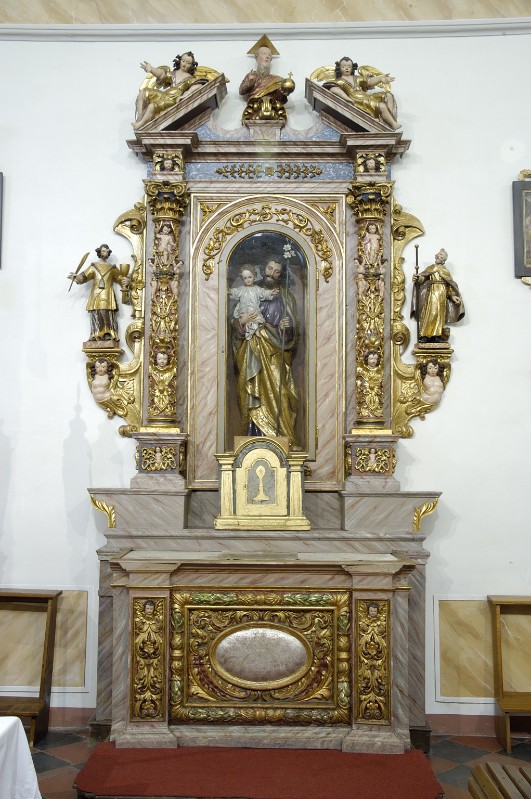 Strobl P. ultimo quarto sec. XVII, Altare di S. Giuseppe
