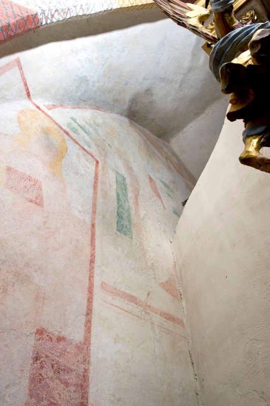 Ambito trentino sec. XVI, Dipinti murali dell'abside