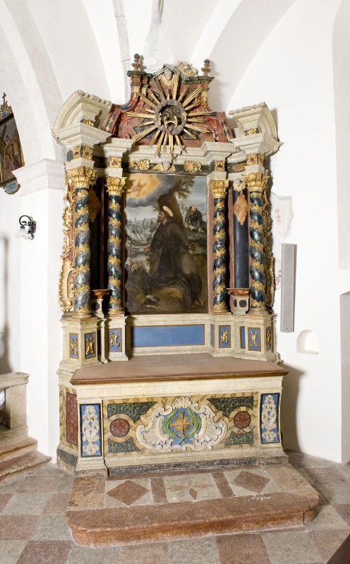Insom G.-Insom P. (ante 1761), Altare laterale di S. Francesco d'Assisi