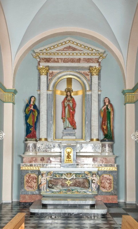 Maestranze trentine (1853), Altare laterale del Sacro Cuore di Gesù