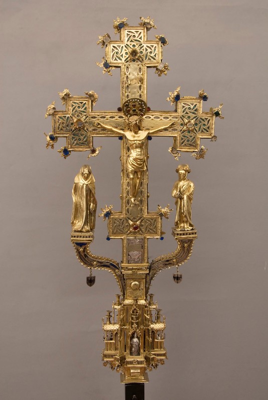 Bottega boema sec. XIV-XV, Croce di Flavon