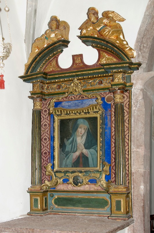 Bott. trentina primo quarto sec. XVII, Altare laterale della Madonna addolorata