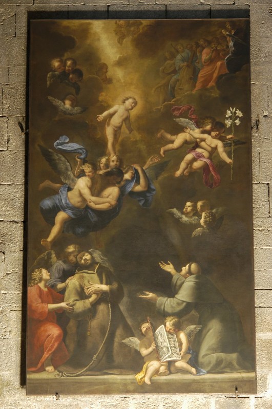 Alberti G. (1684), Apparizione del Bambino a S. Antonio e Estasi di S. Francesco