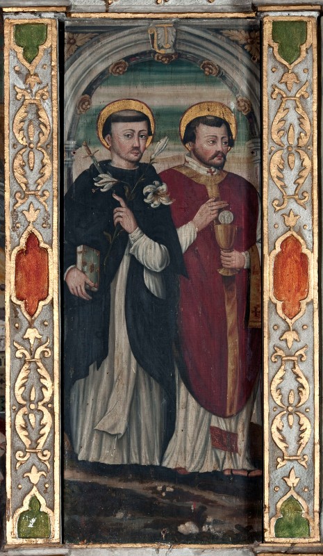 Ambito lombardo prima metà sec. XVI, S. Pietro da Verona e S. Valentino