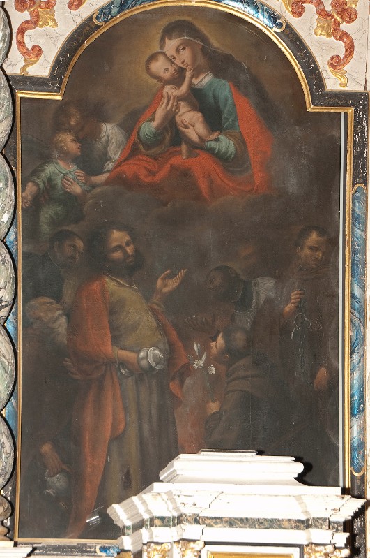 Alberti G. (1707 circa), Madonna con Gesù Bambino e santi