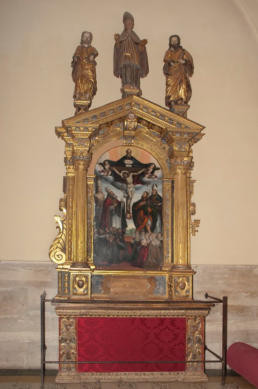 Bottega trentina (1608 circa), Altare laterale della Santissima Trinità