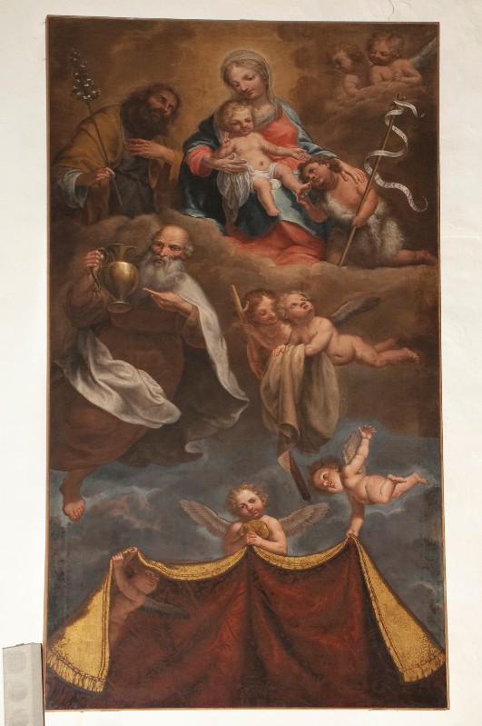 Alberti G. (1705), Sacra famiglia e santi