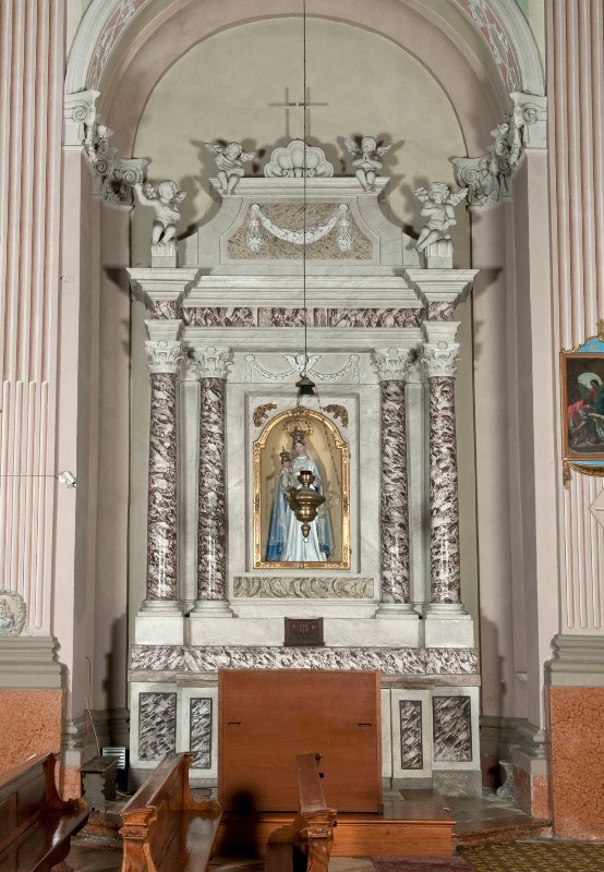 Maestranze trentine (1823 circa), Altare laterale della Madonna del rosario