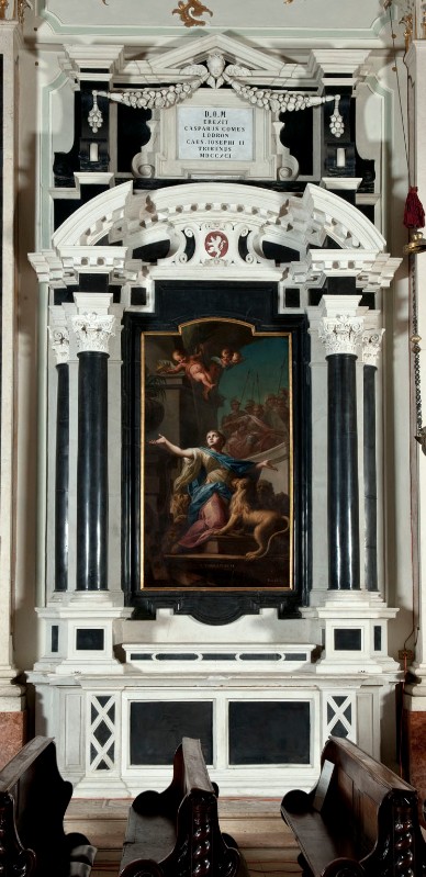 Bottega trentina (1791), Altare di S. Tecla