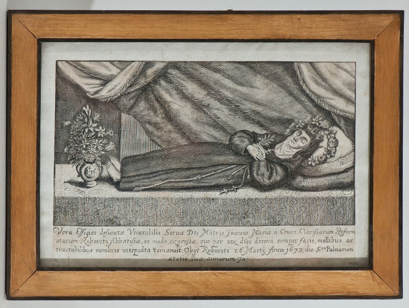 Dusini F. (1673 circa), Giovanna Maria della Croce sul letto di morte