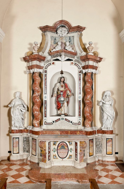 Attribuito a Benedetti C. (ante 1710), Altare del Sacro Cuore