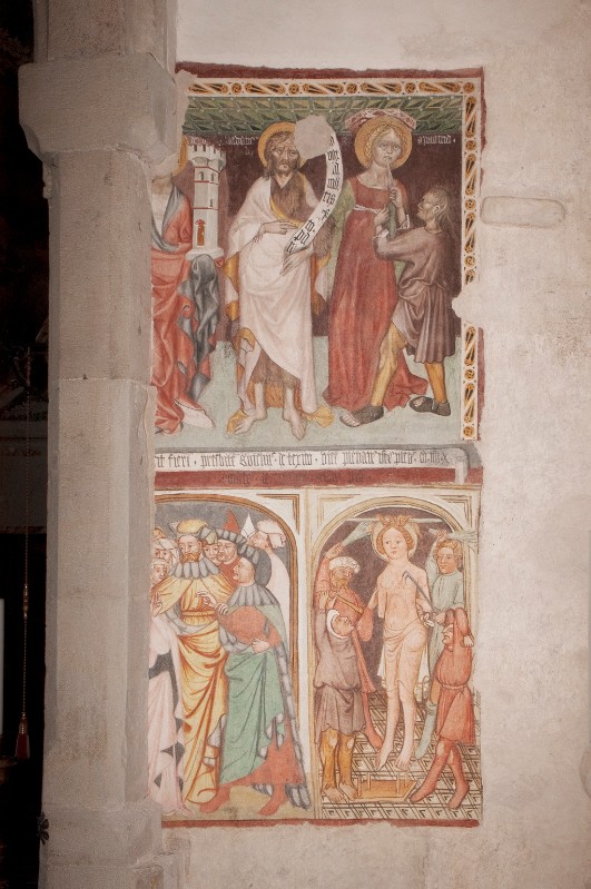 Ambito altoatesino (1410), Dipinti a destra dell'arco santo