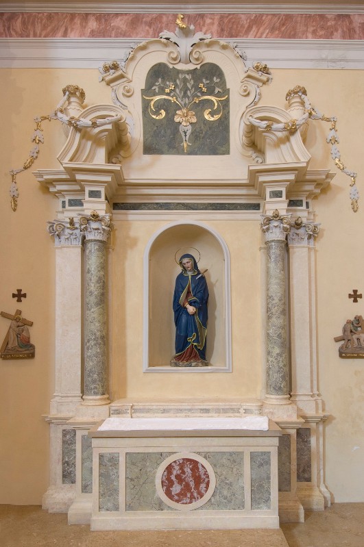 Maestranze trentine sec. XIX, Altare laterale dell'Addolorata