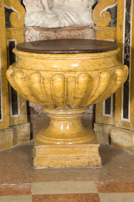 Bottega di Sartori A. G. metà sec. XVIII, Fonte battesimale