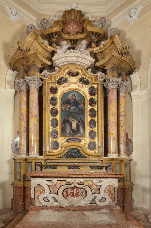 Attribuito a Benedetti C. primo quarto sec. XVIII, Altare laterale della Madonna