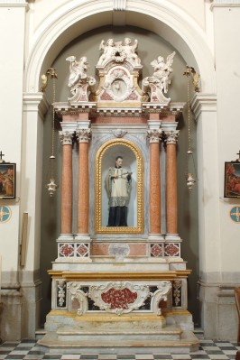 Maestranze friulane sec. XVIII, Altare laterale di S. Luigi