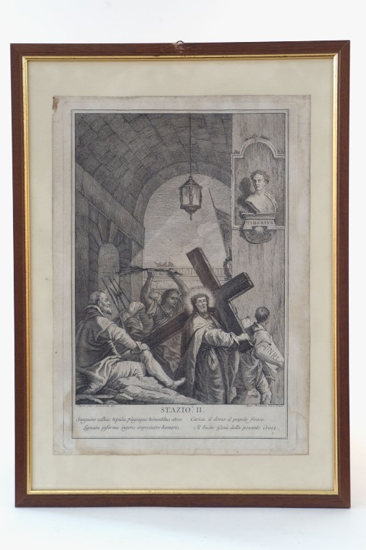 Galimberti F. fine sec. XVIII, Gesù Cristo caricato della Croce