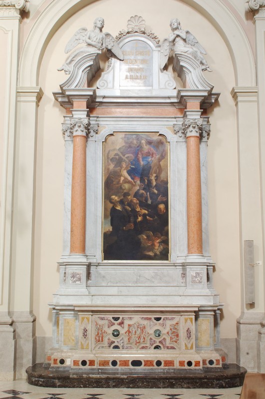 Maestranze friulane sec. XIX, Altare laterale dei Sette Santi fondatori dell'OSM