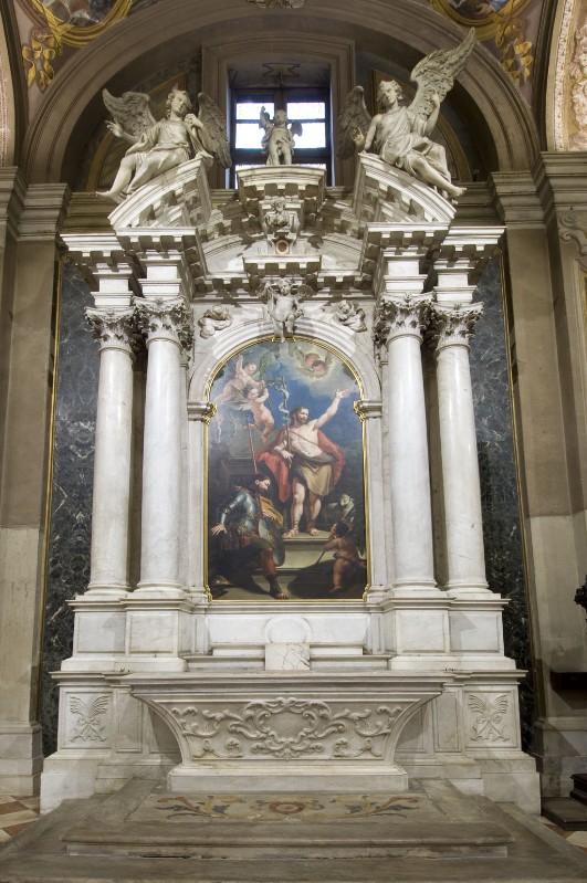 Maestranze friulane sec. XVIII, Altare dei Santi Giovanni ed Eustachio