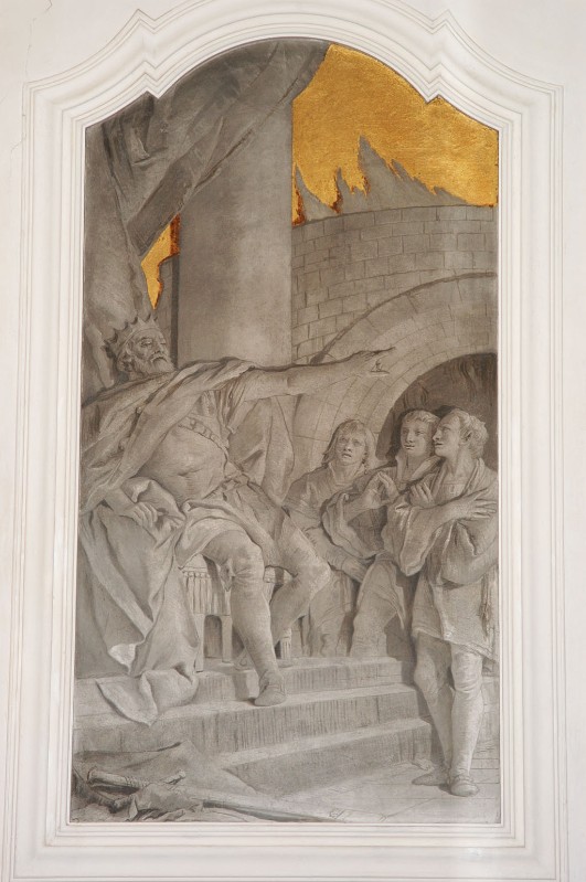 Tiepolo G.D. (1759), Nabucodonosor condanna i tre giovani alla fornace