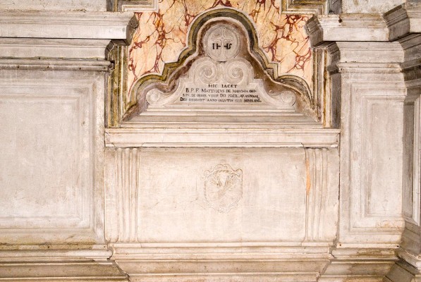 Bottega veneta (1552), Sarcofago del padre Matteo De Marchia