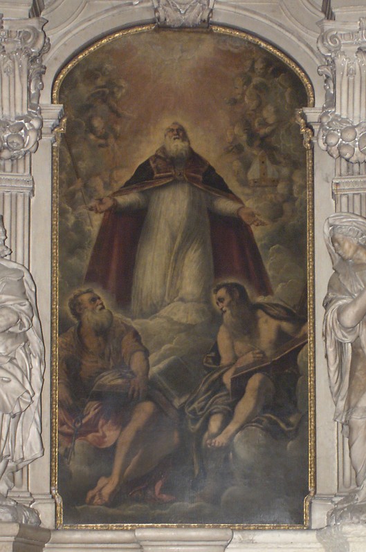 Robusti J. (1548-49), San Marziale tra San Pietro e San Paolo