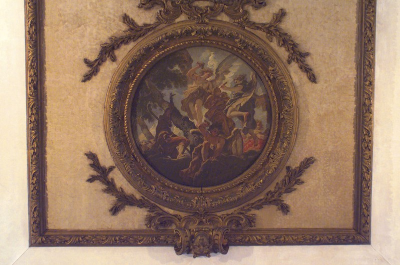 Ricci S. (1699-1701), Gli angeli scolpiscono la statua della Madonna
