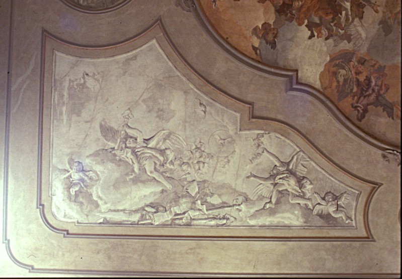 Tiepolo G.D. (1783), Angeli e putti con insegne papali