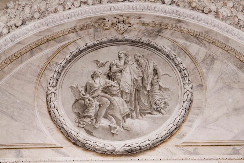 Tiepolo G.B. (1743), Virtù "en grisaille"