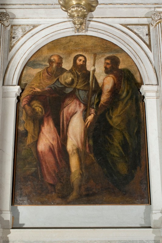 Meldolla A. (1557), Cristo e i discepoli sulla via per Emmaus