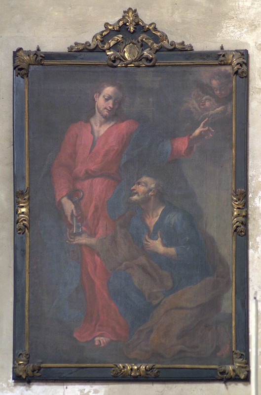 Pittoni F. primo quarto sec. XVIII, Gesù Cristo consegna le chiavi a Pietro