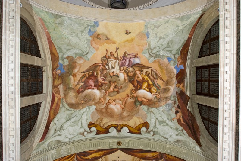 Pellegrini G. fine sec. XVII, Santissima Trinità in gloria