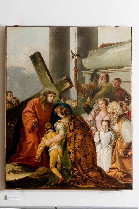 Tiepolo G. sec. XVIII, Gesù Cristo consola le donne di Gerusalemme