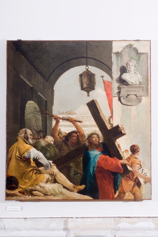 Tiepolo G. sec. XVIII, Gesù Cristo condannato a morte