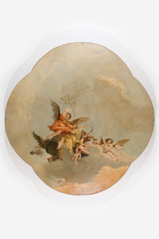 Tiepolo G. sec. XVIII, Angeli in gloria