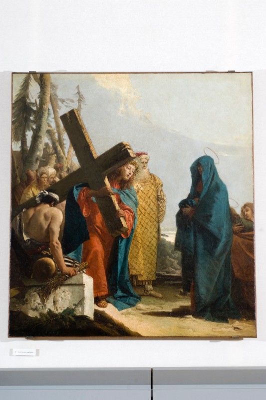 Tiepolo G. sec. XVIII, Gesù Cristo incontra la Madonna